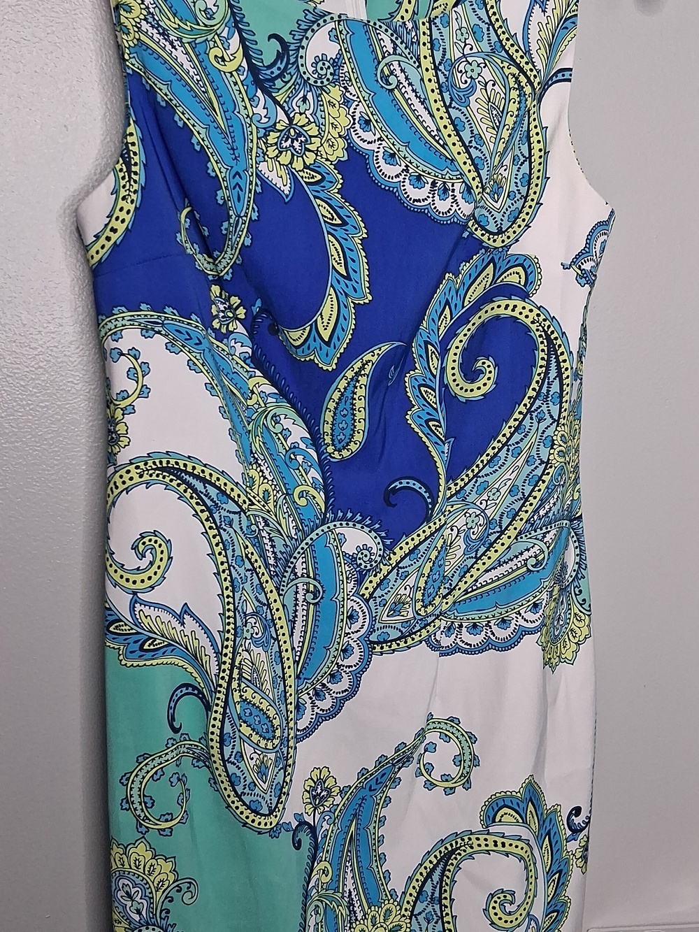 ALYX Sleeveless Paisley Sheath Dress – Size 4 - Picture 3 of 6